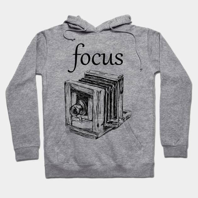 Antique camera quote print Hoodie by rachelsfinelines